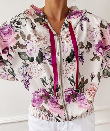 Bluza rozpinana Flower Power