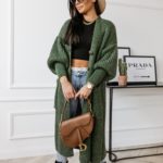 Sweter Green You długi