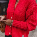 SWETER ELLÀ CZERWONY